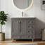 32'' Grey Morden Free-standing Single Bathroom Vanity Set With Storage