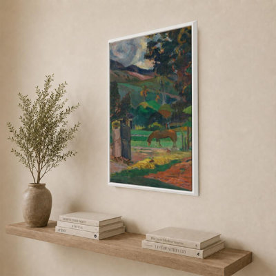 Paysage de Tahiti par Paul Gauguin - Impression sur toile