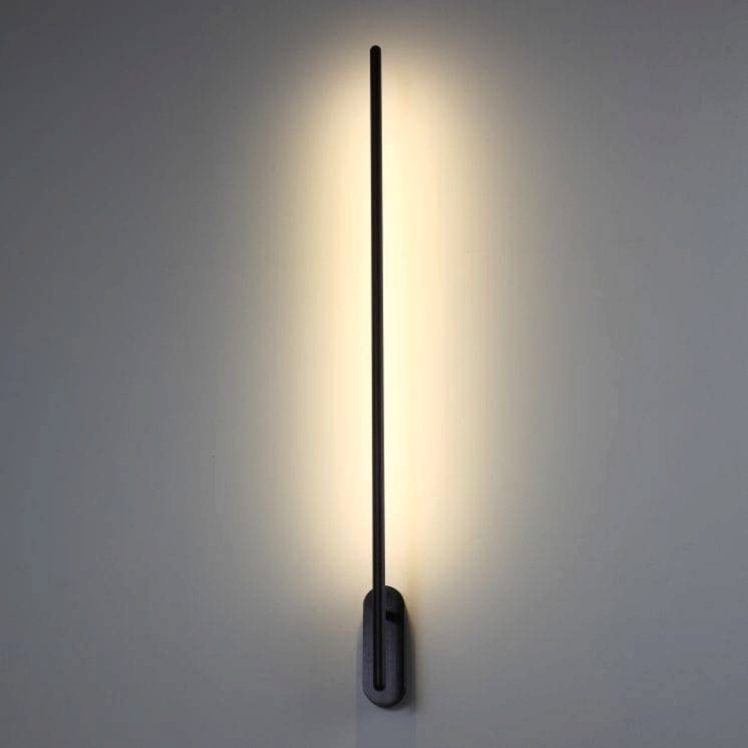 B&Q -  Ultrabeam Black Indoor Led Wall Light 10 Watt Led 1000 Lumens Height 900mm - Image 3