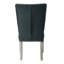 Chaise d'appoint rembourrée noire Massucci
