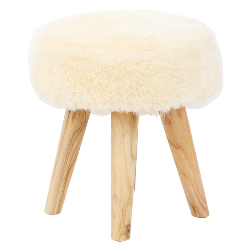 Raine Solid Wood Accent Stool