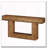 63" Console Table, Farmhouse 2-Tier Entryway Table With U-Shaped Base, Narrow Long Wood Sofa Table Behind Couch Table For Living Room-1726861927