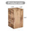 Table basse moderne en bois aggloméré, motifs de texture de bois