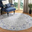 Tapis gris clair / bleu Asucena-514347652