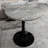 Marble-Top Round Side Table With Tapered Pedestal Base, Ideal For Living Room, Modern Minimalist Design-2055262469-2055262465