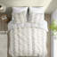Housse de couette pour lit très grand / très grand en coton 3 pièces
