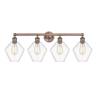Éclairage de salle de bain à intensité variable 4 lumières Amylea