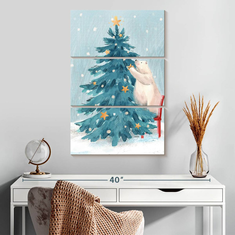 Noël moderne Lelend, H 32 po x l 20 po