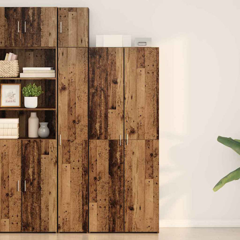Highboard 70X42.5X185 Cm Engineered Wood, Brown