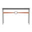 54 in. Glass Console Table-1810315077-1810315080-1811212792