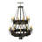 20 - Light Dimmable Tiered Chandelier