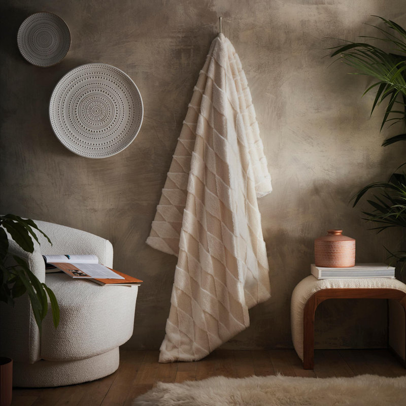 Throw Blanket, Natural