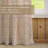 Ibrahimi Dotted Striped Linen Curtain Panel, Lined, Rod Pocket with Back Tabs, Single Curtain, Multicolor, Cotton Linen-1107454260