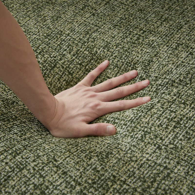Canapé compressé surdimensionné à 3 places avec tissu chenille, sans assemblage, peu encombrant pour le salon, l’appartement