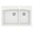 Karran Drop-in Quartz Composite 33'' X 22'' 1-Hole 60/40 Double Bowl Kitchen Sink-35699322