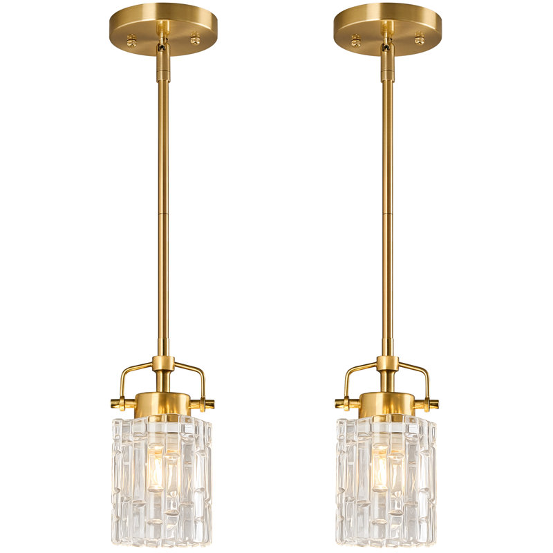 Luminaire suspendu moderne en métal Luminaire suspendu en métal Luminaire suspendu en verre pour îlot de cuisine Farmhouse