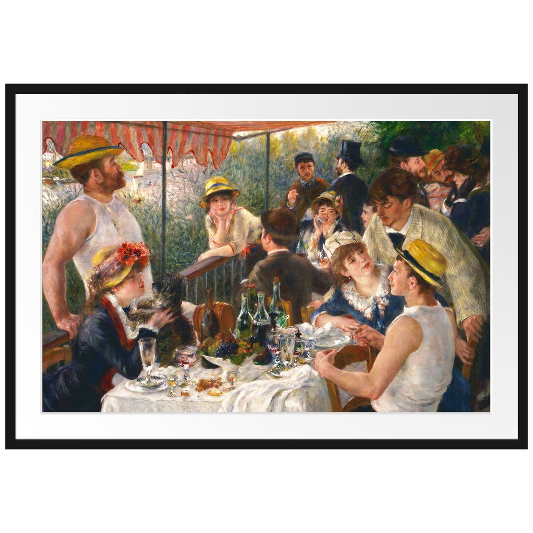 Gerahmter Kunstdruck The Rower's Meal von Pierre-Auguste Renoir