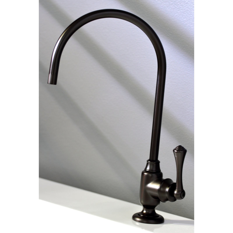 Robinet de filtration d'eau 1 trou à fixation sur le comptoir Kingston, Bronze huilé