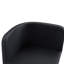 Chaises confortables de salle à manger d'unité centrale, chaise moderne en métal noir pour la maison de cuisine