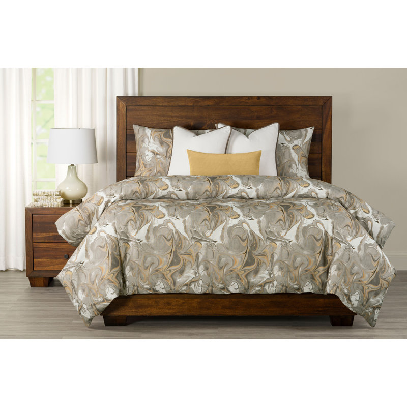 Ensemble de housse de couette et insert Wanderlust, Cal. Housse de couette pour très grand lit et ins, Or