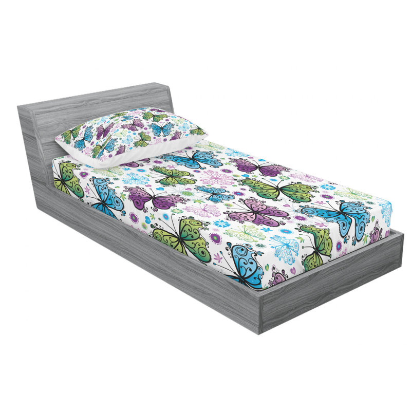 Microfiber Sheet Set, Twin XL Sheet Set with Fitted Sheet