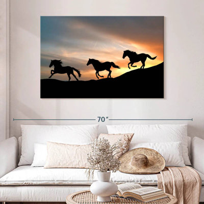 Wild Horses Galloping