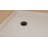 DreamLine SlimLine 36 inch D x 60 inch W x 2 3/4 inch H Single Threshold Biscuit Alcove Shower Base with 2 inch Oil Rubbed Bronze Left Round Drain-118322010-118322011