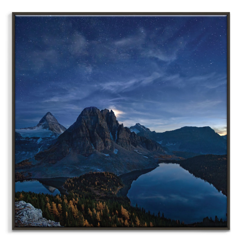 Print on Canvas, Black, 76cm H x 76cm W
