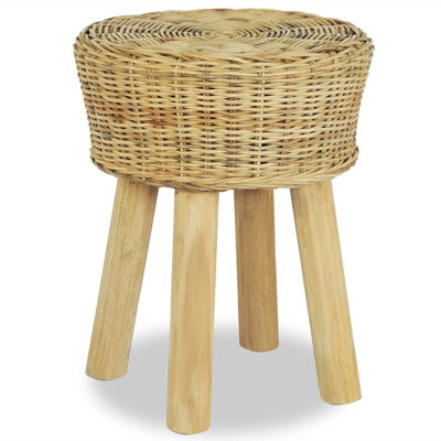 Tabouret de bar en rotin naturel