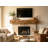 59.5 Inch Faux Wood Fireplace Mantel Shelf