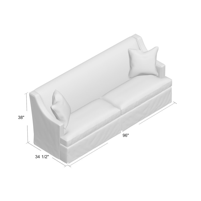 Cardiff Sofa, Gray, 72" W