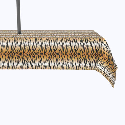 Tiger Print Tablecloth
