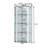 Wall-Mounted Corner Cabinet with Glass Doors – 4-Tier Space-Saving Storage for Bathroom, Living Room & Bedroom | Modern Rust-Resistant Design
