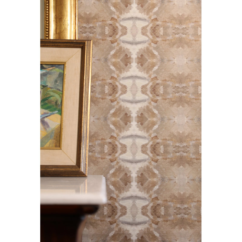 Trees Luxury Wallpaper, Cellulose/Polyester, Cognac