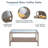 Gondolfi 51.69 " W Loveseat with Cushions