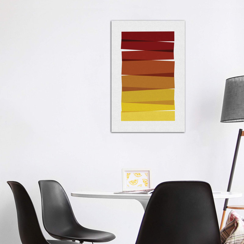 « rayures ii »-impression sur l’image, H 48 po x l 32 po x P 1,5 po, Toile tendue