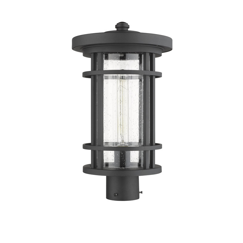 Tête de lanterne câblée à 1 lumière H 17,5 po Maag, Noir