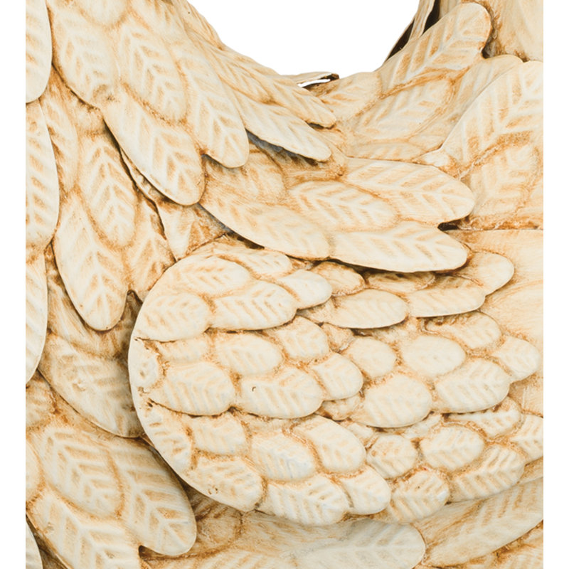 Décoration de poule chamois 11 po - Blanc