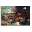 «Farm Life Night and Day» par Bigelow, illustrations sur verre acrylique-1203183399