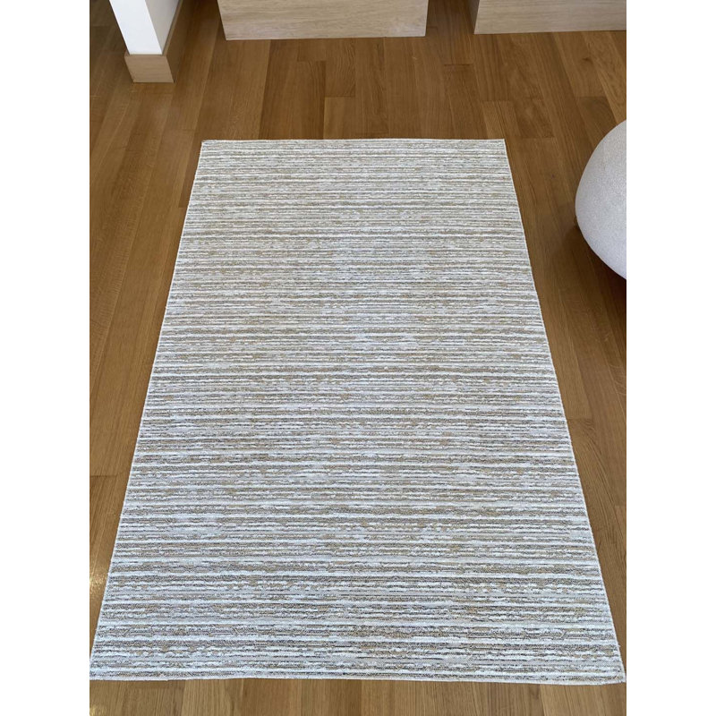 Laurencia Cotton Striped Indoor / Outdoor Rug, Runner 2'6" x 9'10"