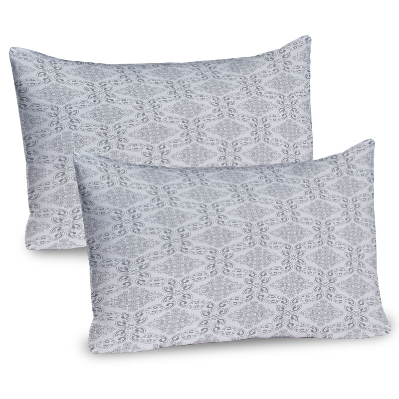 Ensemble de 2 taies décoratives gris Ambesonne, H 20 po x l 36 po