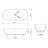 freestanding solid surface soaking bathtub