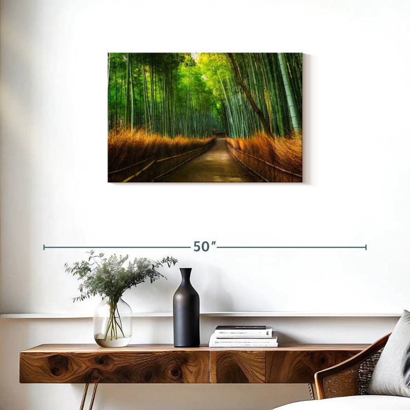 Alvord Arashiyama Bamboo Grove Path, 20" H x 30" W