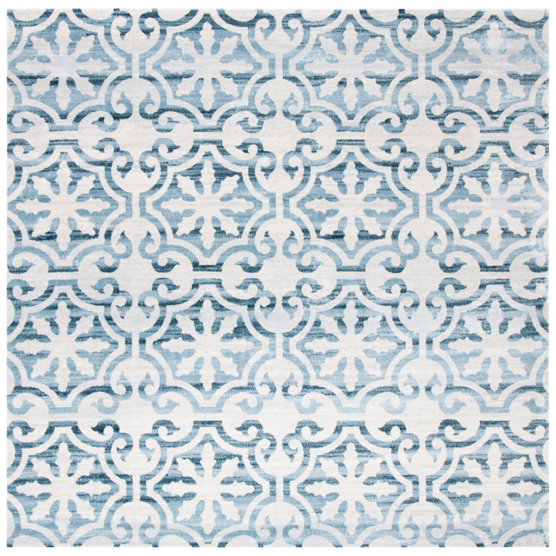 Tapis géométrique Winnols Performance, Carré 6 pi 7 po