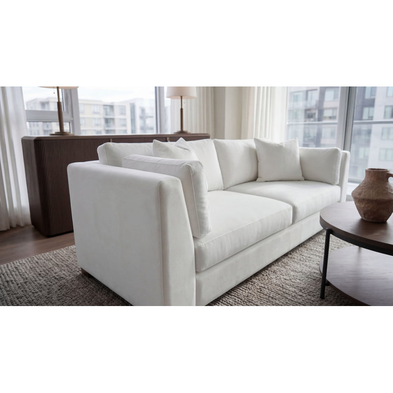 Paris Sofa, Beige Leather