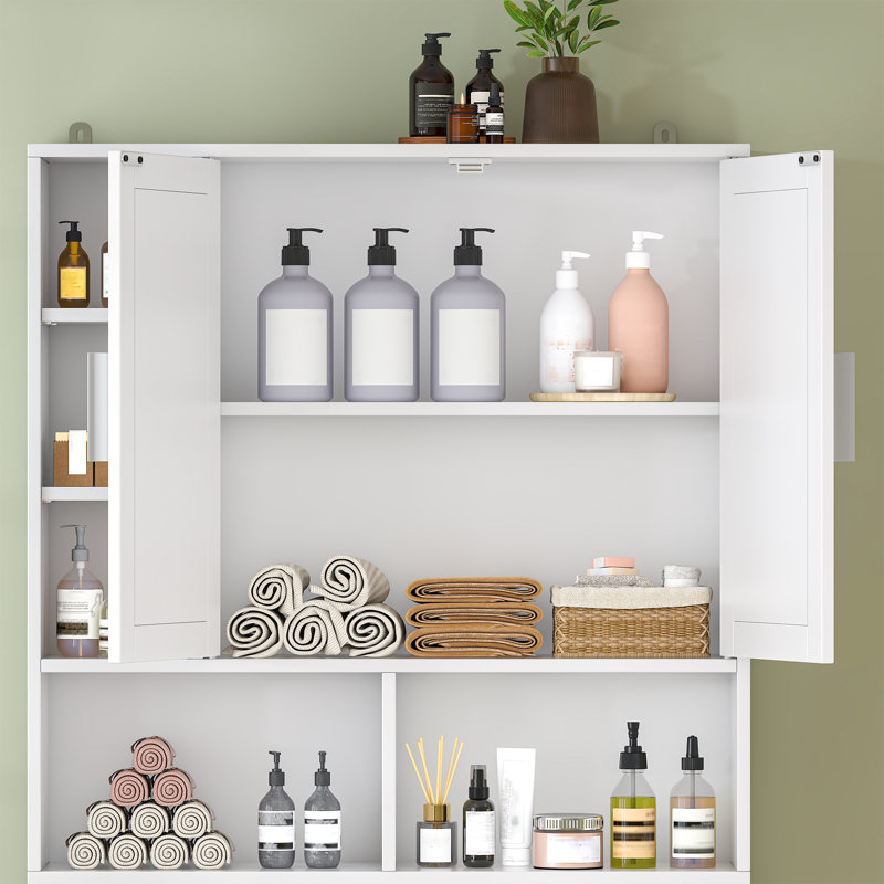 MDF Freestanding Over The Toilet Storage