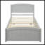 Lit plateforme simple avec lit gigogne-1308350829