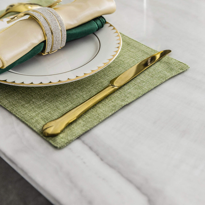 Polyester Placemat, Grass Green