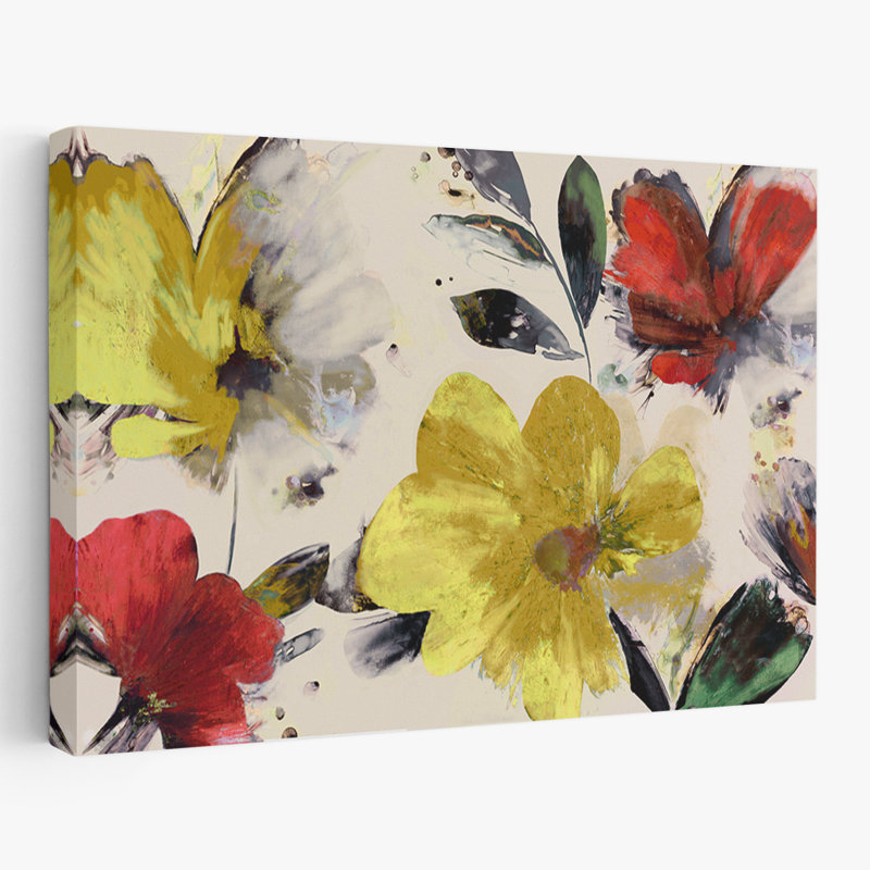 «Plants, Flowers, Sweet Blooms», art mural, H 16 po x l 24 po