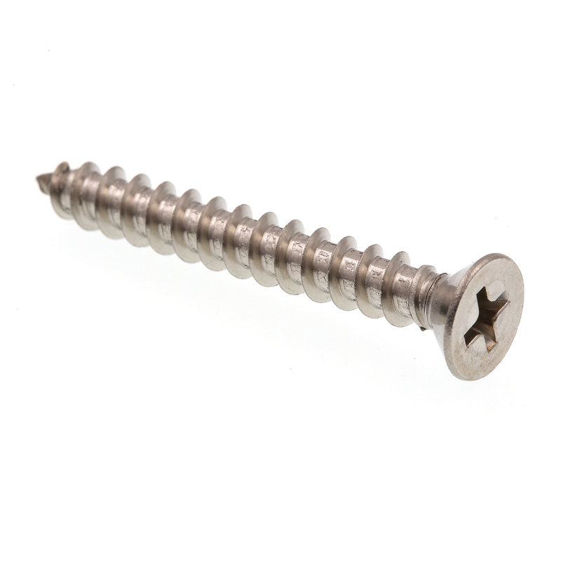 Prime-Line Sheet Metal Screws, 4.2" H x 3.7" W x 0.55" D, Off-White